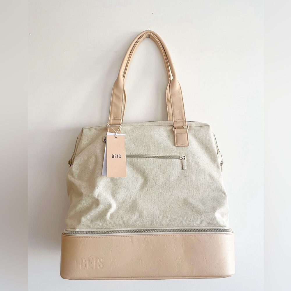 Beis Mini Weekender in Beige